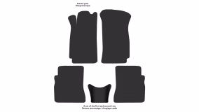 Interior mats for the Renault Megane 1995-2002 I generation EU Hatchback - Фото 2
