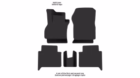 Interior mats for the Renault Zoé (ZE50) 2019-… I generation EU Hatchback - Фото 2