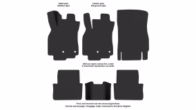 Interior mats for the Renault Megane BOSE 2008-2016 III generation EU Hatchback 5-door - Фото 3