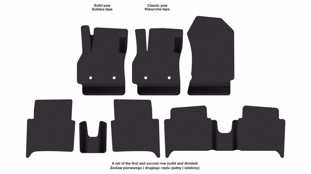 Interior mats for the Renault Zoé (ZE40) 2017-2019 I generation EU Hatchback - Фото 2