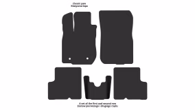 Interior mats for the Renault Duster 2010-2015 I generation EU Crossover pre-restyling - Фото 2