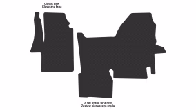 Interior mats for the Renault Mascott 1999-2010 I generation EU VAN - Фото 2