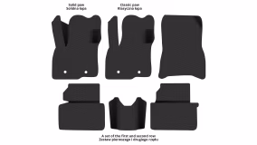 Interior mats for the Renault Duster 2024-… III generation EU Crossover Hybrid - Фото 2