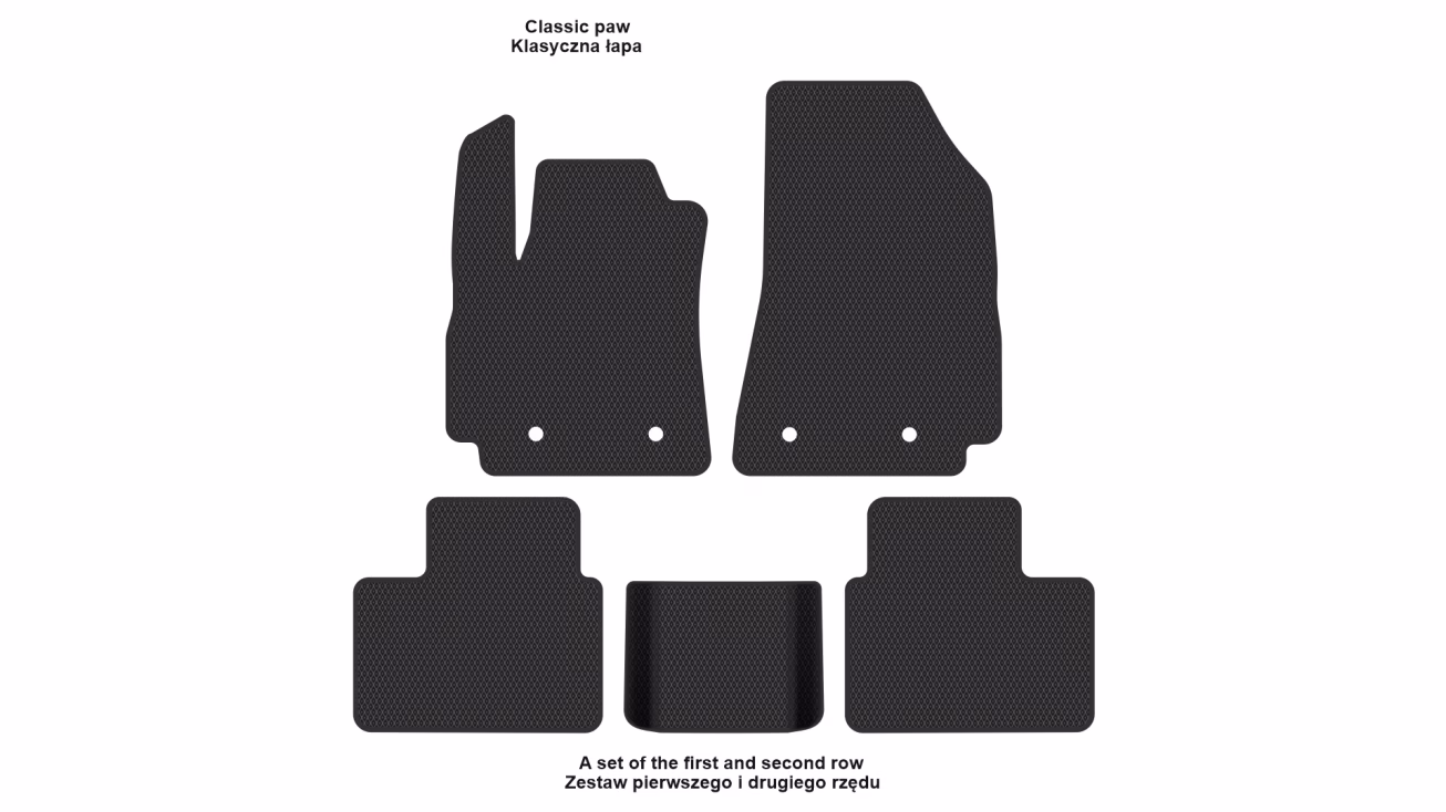 Interior mats for the Renault Arkana (CMF-B) 2019-… I generation EU Crossover Hybrid (E-Tech) - Фото 2