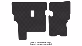 Interior mats for the Renault Lodgy 2012-… I generation EU Minivan 7-seater - Фото 3