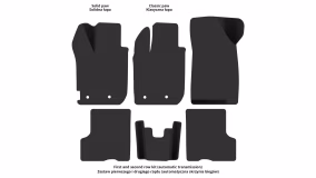 Interior mats for the Renault Duster 2018-2024 II generation EU Crossover - Фото 2