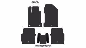 Interior mats for the Renault Latitude 2010-2015 I generation EU Sedan - Фото 2