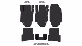 Interior mats for the Renault Kaptur 2016-… I generation RU Crossover - Фото 2