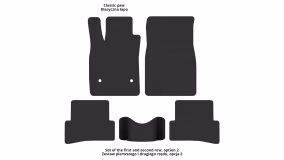 Interior mats for the Renault Clio 2012-2019 IV generation EU Universal 5-door - Фото 3
