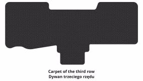Interior mats for the Renault Kangoo 2008-2013 II generation EU Minivan pre-restyling 5-door 7-seater - Фото 3