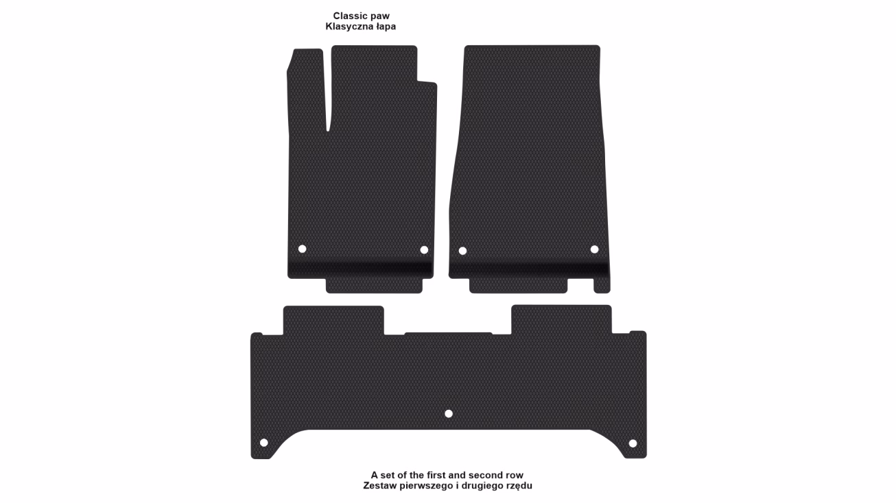 Interior mats for the Rivian R1T 2021-… I generation US Pickup - Фото 2