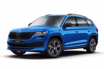 Dywaniki podłogowe do Skoda Kodiaq 2021-2023 I generacja EU Crossover po restylingu 7-miejscowy