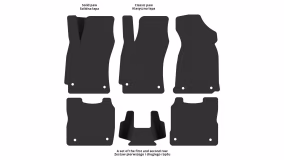 Interior mats for the Skoda Superb B5 2001-2008 I generation EU Sedan - Фото 2