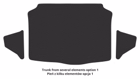 Interior mats for the Skoda Fabia 6Y 1999-2007 I generation EU Hatchback - Фото 3