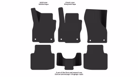 Interior mats for the Skoda Superb B8 2015-2024 III generation EU Universal - Фото 2