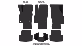 Interior mats for the Skoda Fabia IV 2021-… IV generation EU Hatchback - Фото 2