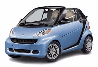 Dywaniki podłogowe do Smart Fortwo (A451) 2007-2014 II generacja EU Cabriolet