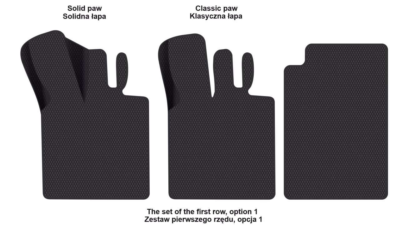Interior mats for the Smart Fortwo (A451) 2007-2014 II generation EU Cabriolet - Фото 2