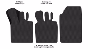 Interior mats for the Smart Fortwo (C451) 2007-2014 II generation EU Coupe - Фото 2
