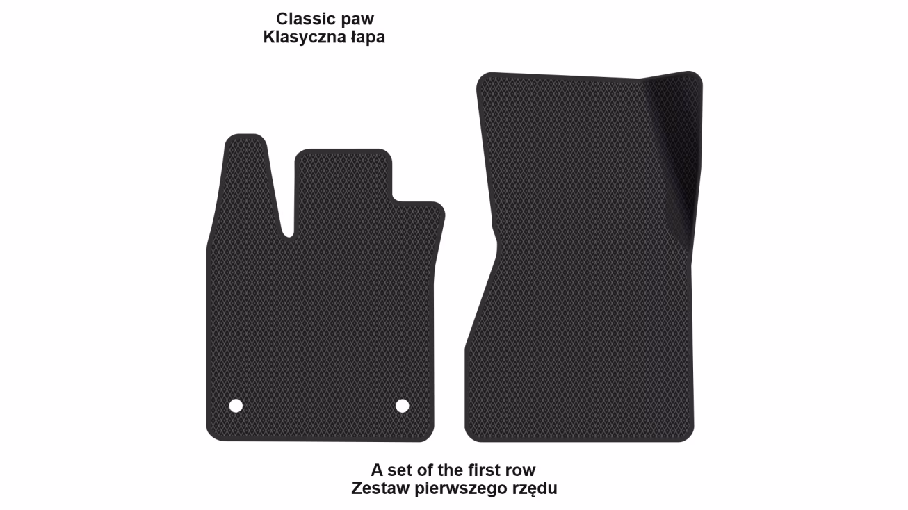Interior mats for the Smart Fortwo Electric Drive (EQ) (A453) 2014-2024 III generation EU Cabriolet Electro - Фото 2