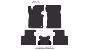 Interior mats for the SsangYong Tivoli 2015-… I generation EU Crossover - Фото 2