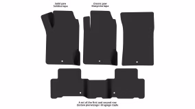 Interior mats for the SsangYong Rexton 2012-2017 II generation EU Crossover 5-seater - Фото 2
