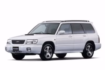 Dywaniki podłogowe do Subaru Forester SF 1997-2002 I generacja EU Crossover kierownica po prawej stronie