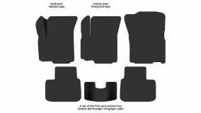 Interior mats for the Suzuki SX4 2009-2014 I generation EU Hatchback restyling - Фото 2