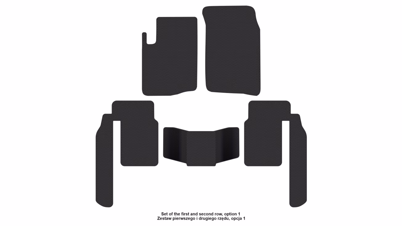 Interior mats for the Suzuki XL 7 1998-2006 I generation US Crossover - Фото 2