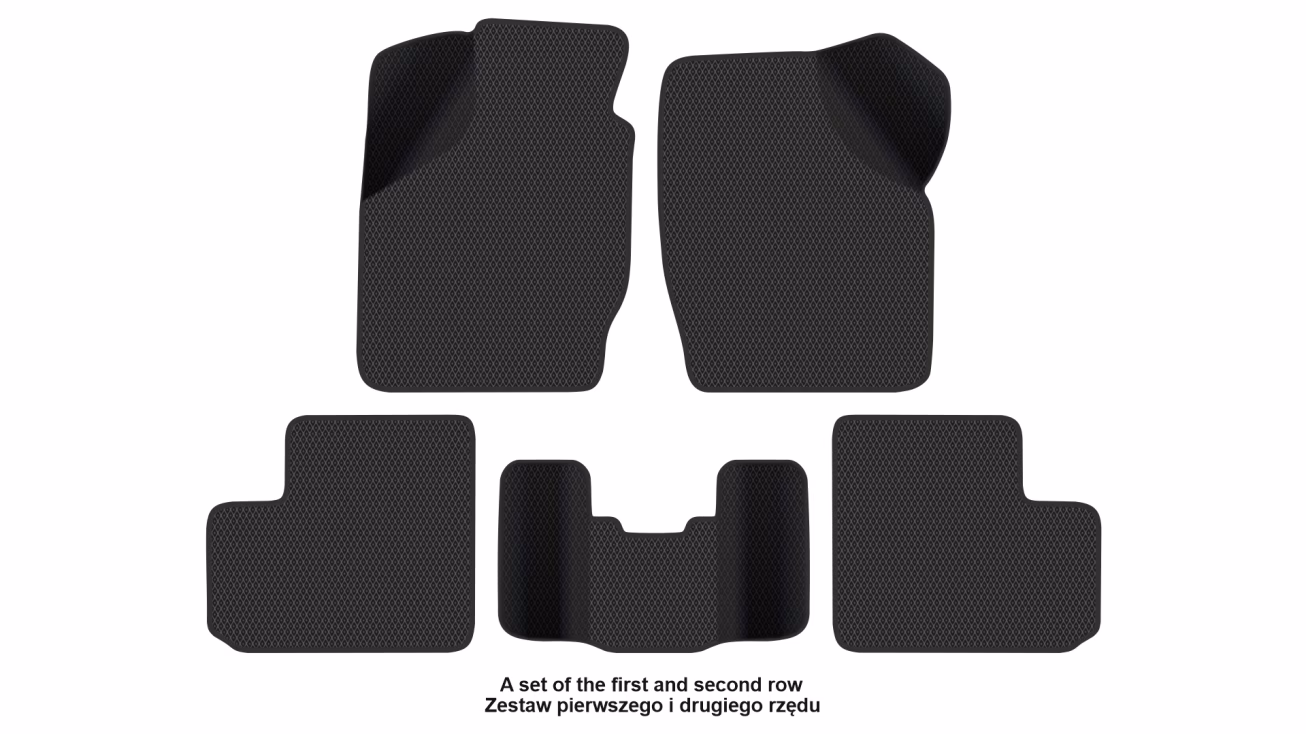 Interior mats for the Suzuki Ignis 2000-2008 I generation EU Hatchback 5-door - Фото 2