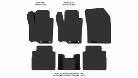 Interior mats for the Suzuki SX4 S-Cross 2021-… III generation EU Crossover - Фото 2