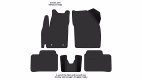Interior mats for the Suzuki Ignis 2020-… II generation EU Crossover Hybrid - Фото 2