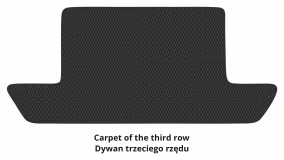 Dywaniki podłogowe do Tesla Model X 2015-2017 I generacja US Crossover przed restylingiem 7-miejscowy - Фото 3
