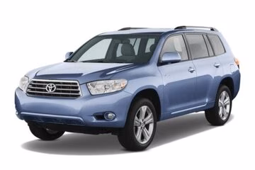 Dywaniki podłogowe do Toyota Highlander XU40 2008-2013 II generacja US Crossover 7-miejscowy
