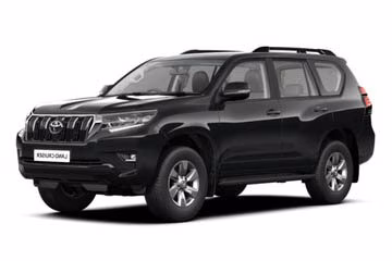 Dywaniki podłogowe do Toyota Land Cruiser Prado J150 2017-2023 IV generacja EU Crossover 2 po restylingu 7-miejscowy