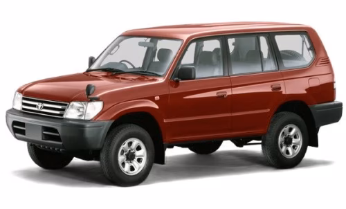 Dywaniki podłogowe do Toyota Land Cruiser Prado J90 1996-2002 II generacja EU Crossover 5-drzwiowy 7-miejscowy