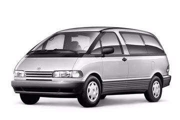 Dywaniki podłogowe do Toyota Previa XR10/XR20 1990-2000 I generacja EU Minivan 7-miejscowy