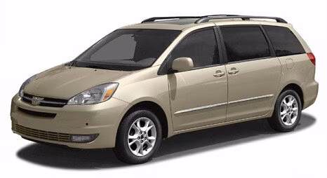 Dywaniki podłogowe do Toyota Sienna XL20 2003-2009 II generacja US Minivan 7-miejscowy