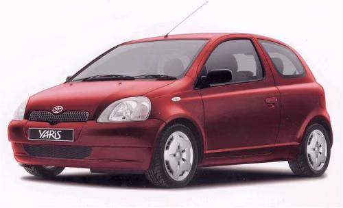 Dywaniki podłogowe do Toyota Yaris 1999-2006 I generacja EU Hatchback 3-drzwiowy