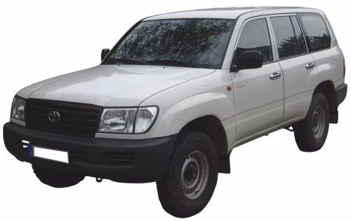 Dywaniki podłogowe do Toyota Land Cruiser 105 1998-2007 VIII generacja EU Crossover 7-miejscowy