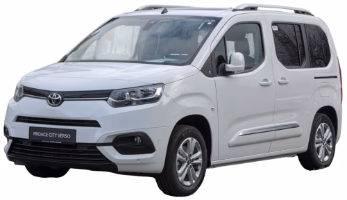 Dywaniki podłogowe do Toyota ProAce city Verso 2019-… I generacja EU VAN 5-miejscowy