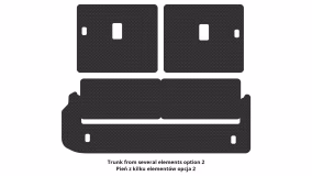 Dywaniki podłogowe do Toyota Land Cruiser Prado J150 2009-2013 IV generacja EU Crossover przed restylingiem 7-miejscowy - Фото 4