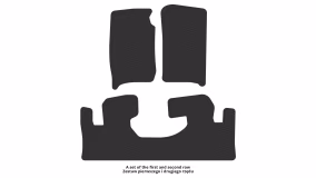 Interior mats for the Toyota Land Cruiser J73 1984-1993 VI generation EU Crossover - Фото 2