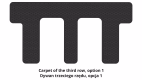 Dywaniki podłogowe do Toyota 4Runner (N280) 2014-… V generacja Crossover po restylingu 7-miejscowy - Фото 3
