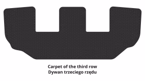 Коврики в салон Toyota Corolla Verso AR10 2004-2009 III поколение EU Minivan 7-ми местная - Фото 3