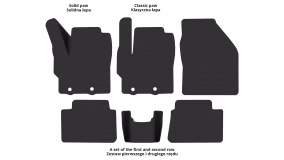 Interior mats for the Toyota Yaris Cross XP210 2020-… IV generation EU Crossover Hybrid - Фото 2