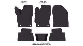 Interior mats for the Toyota Corolla Cross XG10 2020-… I generation EU Crossover Hybrid - Фото 4