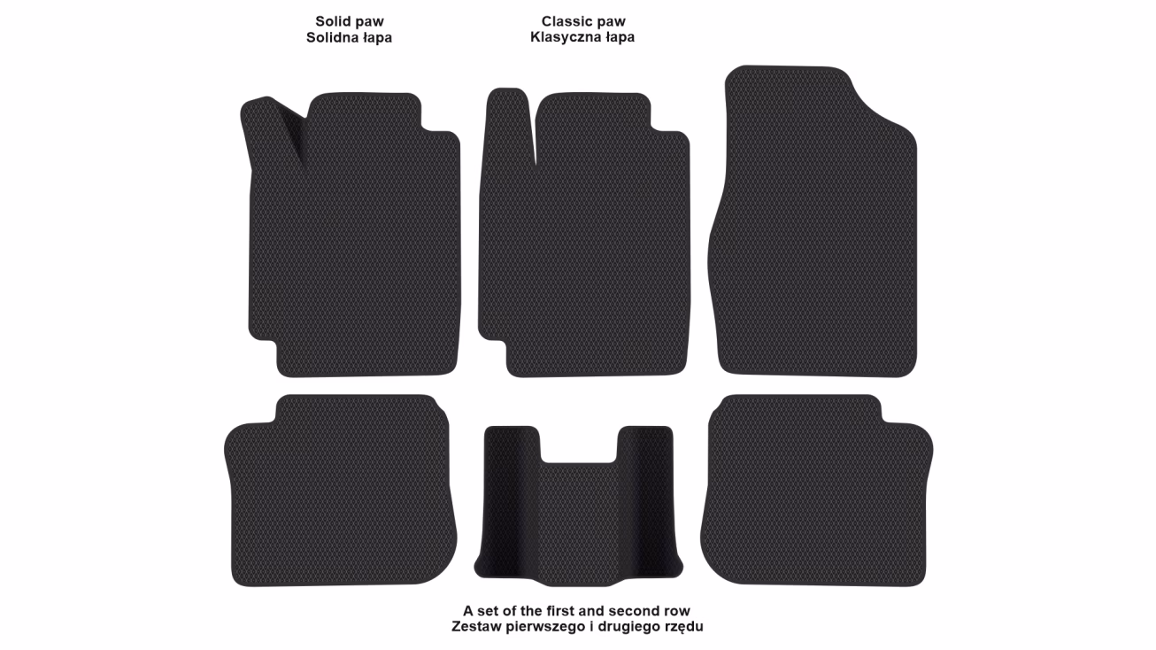 Interior mats for the Toyota Camry XV20 1996-2001 IV generation EU Sedan - Фото 2