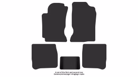 Interior mats for the Toyota Carina E (T190) 1993-1998 VI generation EU Universal - Фото 2