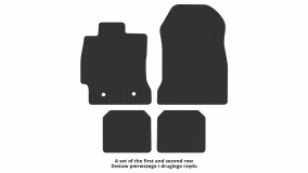 Interior mats for the Toyota GT86 2012-2021 I generation EU Coupe - Фото 2
